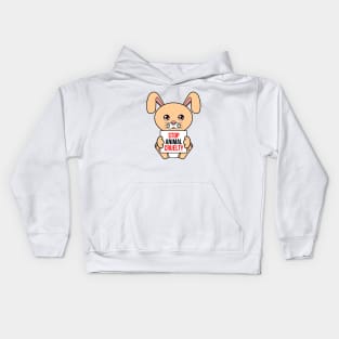 Stop Animal Cruelty Kids Hoodie